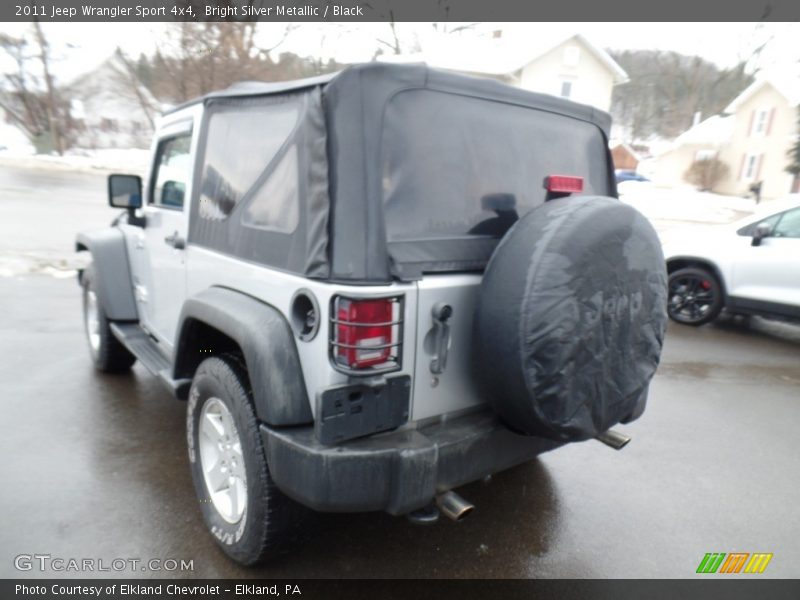 Bright Silver Metallic / Black 2011 Jeep Wrangler Sport 4x4