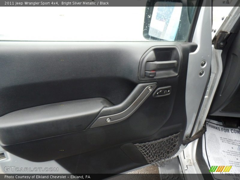 Bright Silver Metallic / Black 2011 Jeep Wrangler Sport 4x4