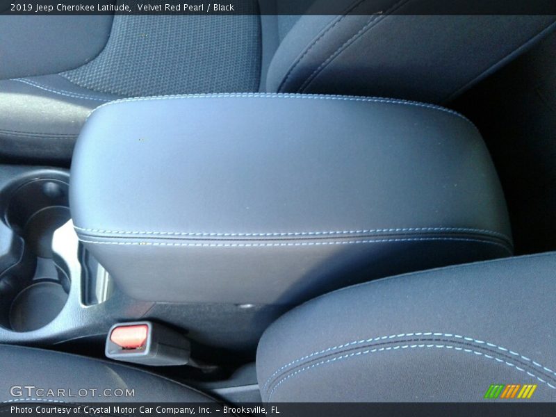 Velvet Red Pearl / Black 2019 Jeep Cherokee Latitude