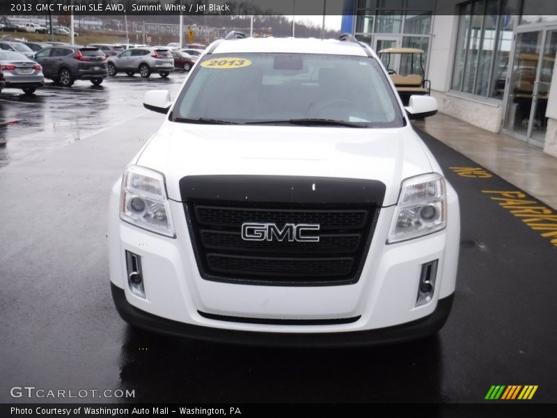 Summit White / Jet Black 2013 GMC Terrain SLE AWD