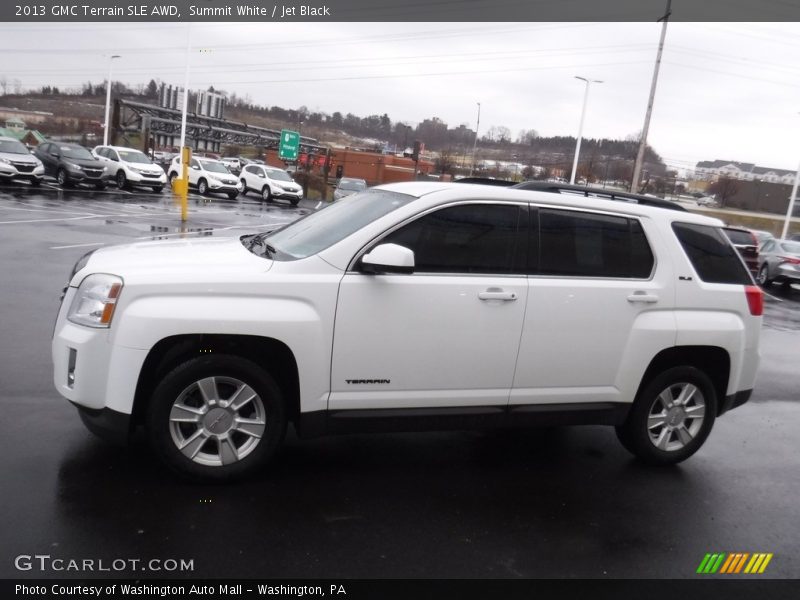 Summit White / Jet Black 2013 GMC Terrain SLE AWD