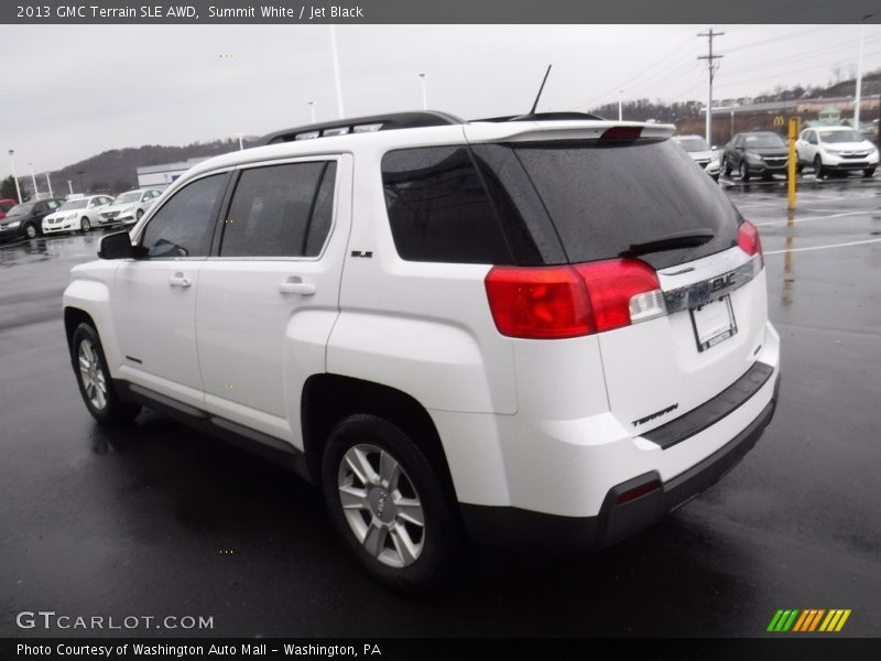 Summit White / Jet Black 2013 GMC Terrain SLE AWD