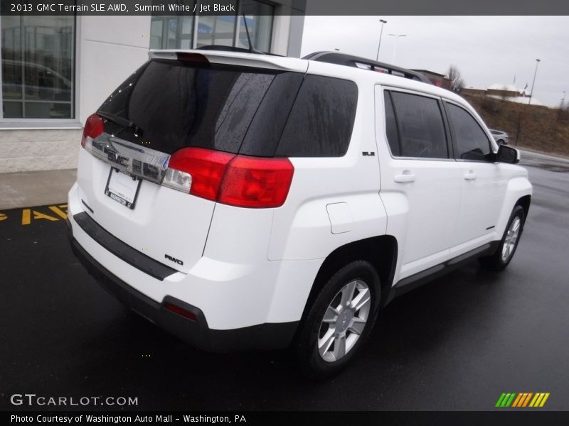 Summit White / Jet Black 2013 GMC Terrain SLE AWD