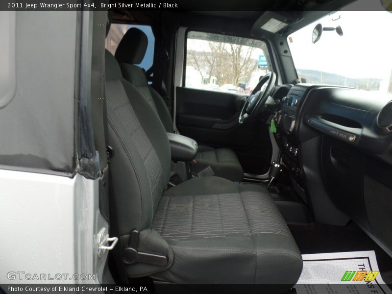 Bright Silver Metallic / Black 2011 Jeep Wrangler Sport 4x4