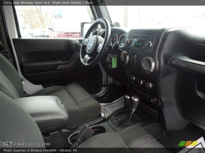 Bright Silver Metallic / Black 2011 Jeep Wrangler Sport 4x4