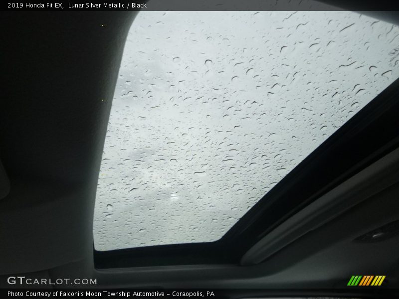 Lunar Silver Metallic / Black 2019 Honda Fit EX