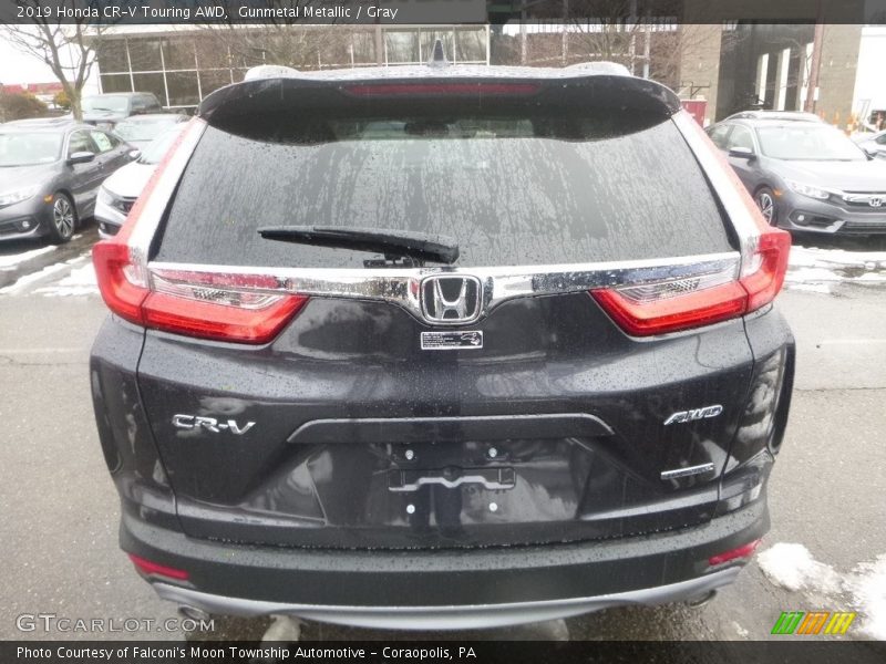 Gunmetal Metallic / Gray 2019 Honda CR-V Touring AWD