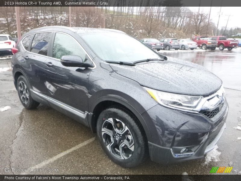 Gunmetal Metallic / Gray 2019 Honda CR-V Touring AWD