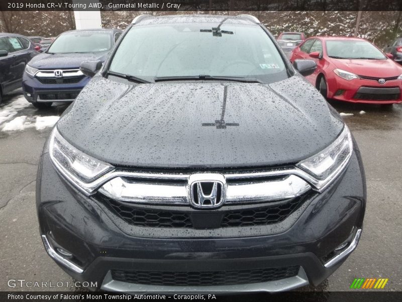 Gunmetal Metallic / Gray 2019 Honda CR-V Touring AWD