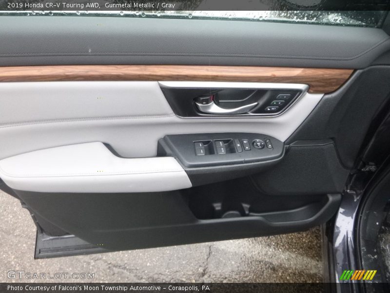 Gunmetal Metallic / Gray 2019 Honda CR-V Touring AWD