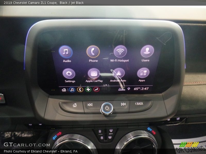 Black / Jet Black 2019 Chevrolet Camaro ZL1 Coupe