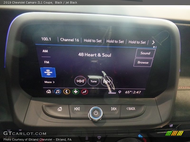 Black / Jet Black 2019 Chevrolet Camaro ZL1 Coupe