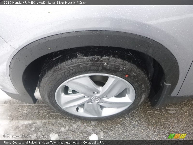 Lunar Silver Metallic / Gray 2019 Honda HR-V EX-L AWD
