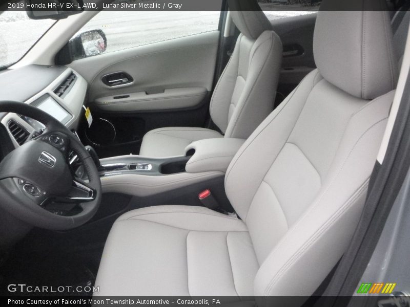 Lunar Silver Metallic / Gray 2019 Honda HR-V EX-L AWD