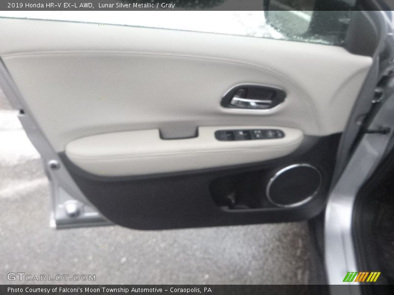 Lunar Silver Metallic / Gray 2019 Honda HR-V EX-L AWD