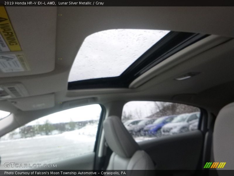Lunar Silver Metallic / Gray 2019 Honda HR-V EX-L AWD