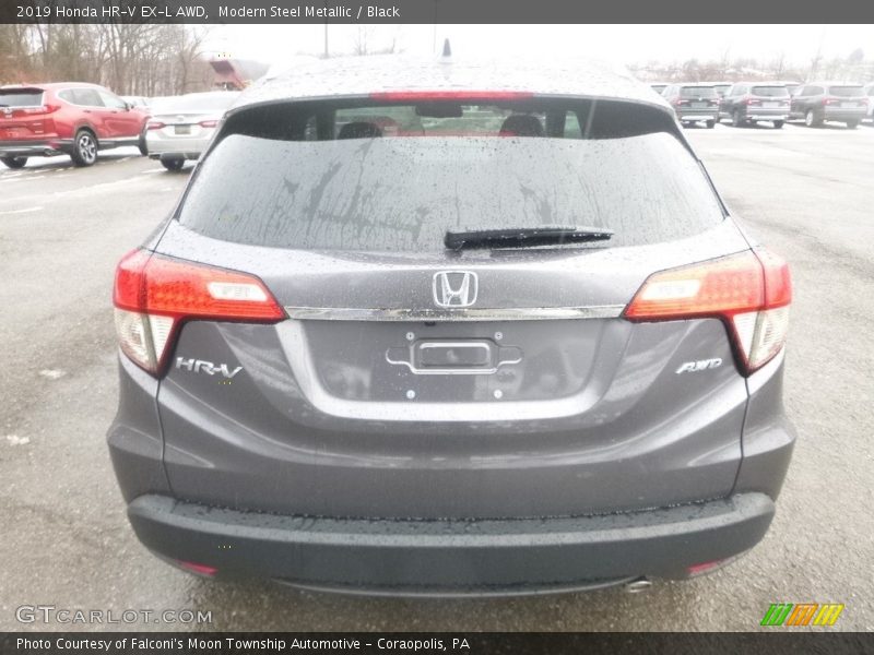 Modern Steel Metallic / Black 2019 Honda HR-V EX-L AWD