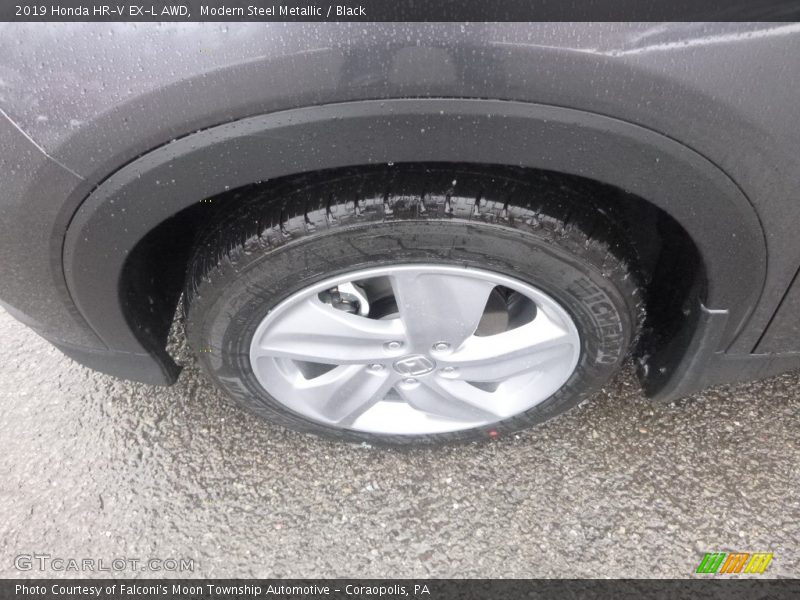 Modern Steel Metallic / Black 2019 Honda HR-V EX-L AWD