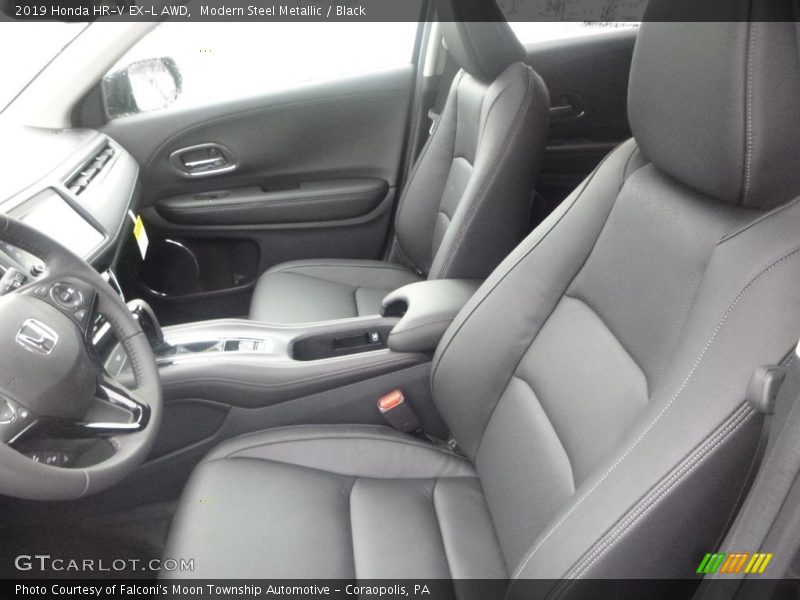 Modern Steel Metallic / Black 2019 Honda HR-V EX-L AWD