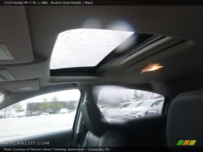 Modern Steel Metallic / Black 2019 Honda HR-V EX-L AWD