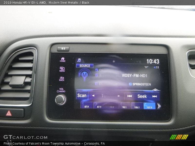 Modern Steel Metallic / Black 2019 Honda HR-V EX-L AWD