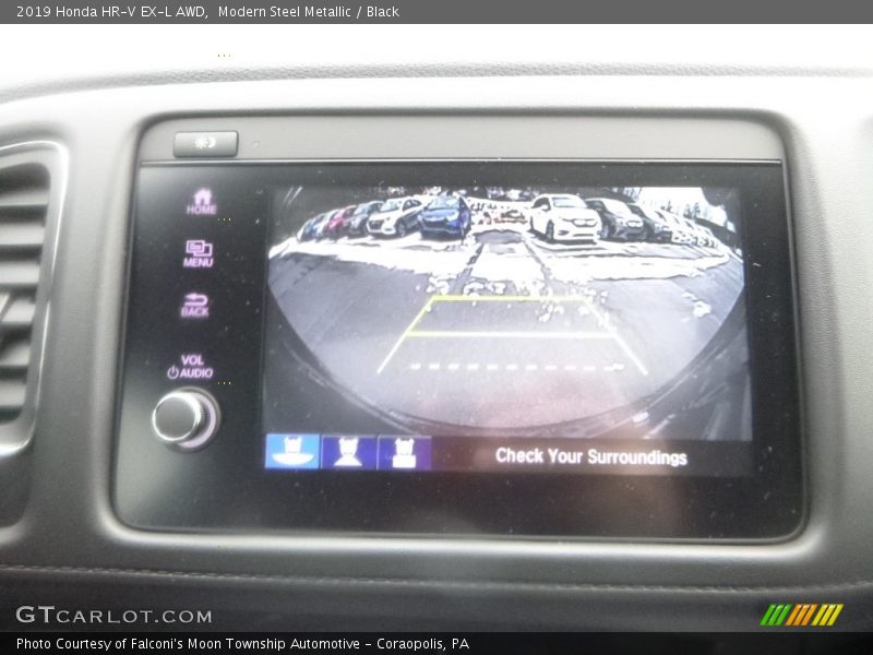 Modern Steel Metallic / Black 2019 Honda HR-V EX-L AWD