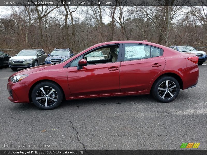  2019 Impreza 2.0i Premium 4-Door Crimson Red Pearl