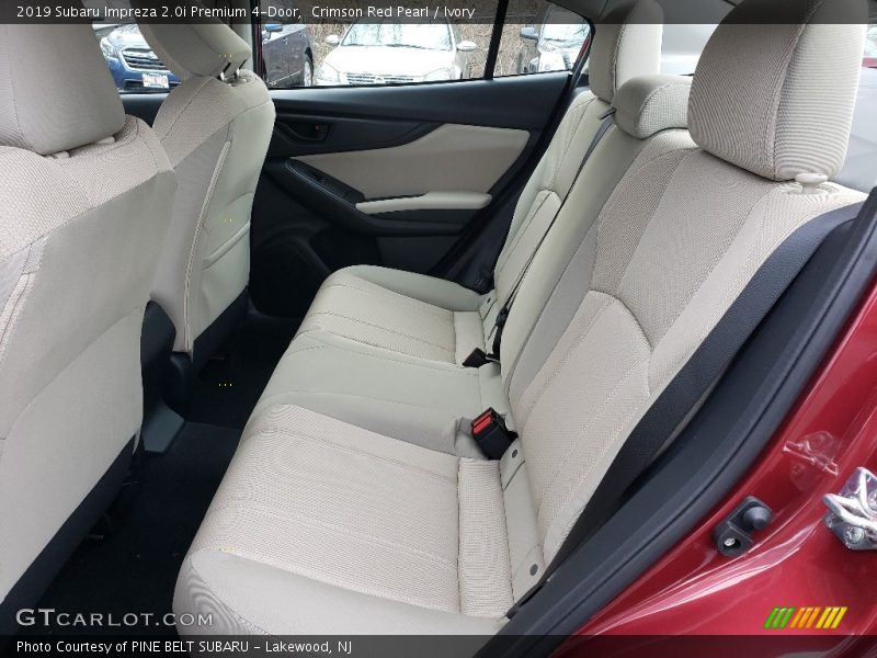 Rear Seat of 2019 Impreza 2.0i Premium 4-Door