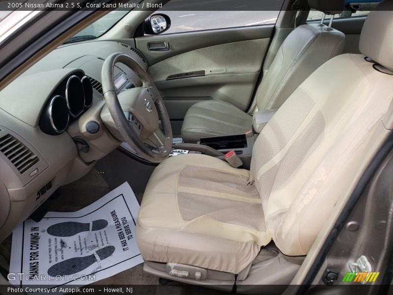 Coral Sand Metallic / Blond 2005 Nissan Altima 2.5 S