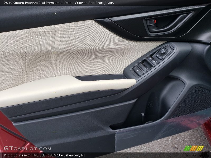 Crimson Red Pearl / Ivory 2019 Subaru Impreza 2.0i Premium 4-Door