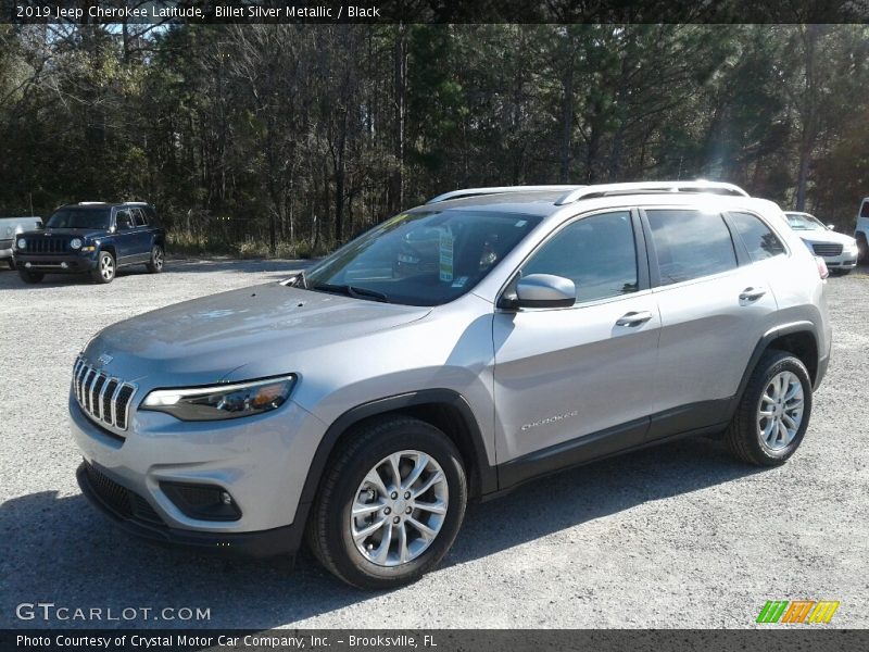 Billet Silver Metallic / Black 2019 Jeep Cherokee Latitude