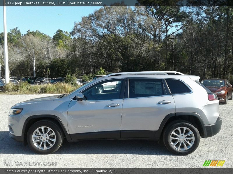 Billet Silver Metallic / Black 2019 Jeep Cherokee Latitude