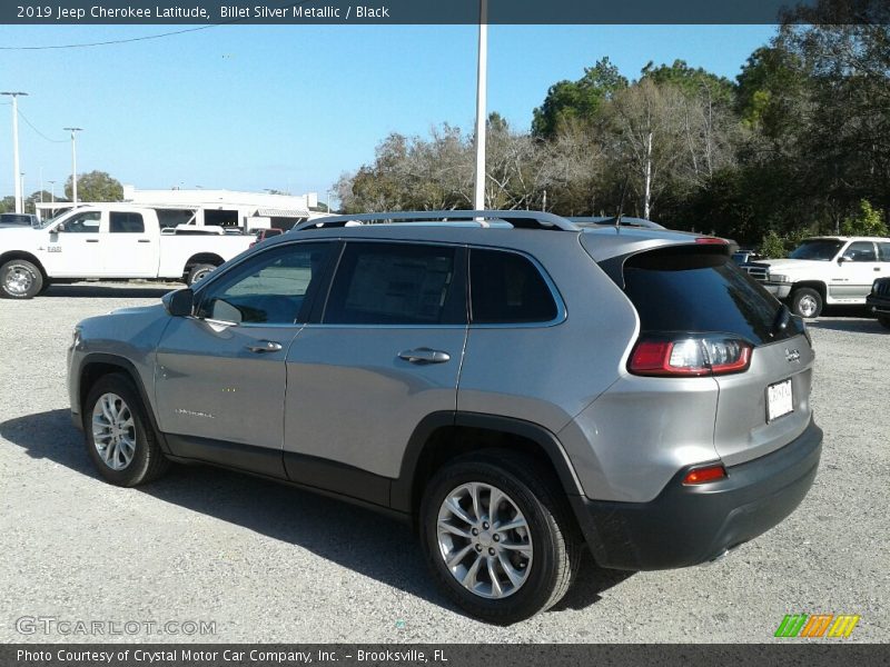 Billet Silver Metallic / Black 2019 Jeep Cherokee Latitude