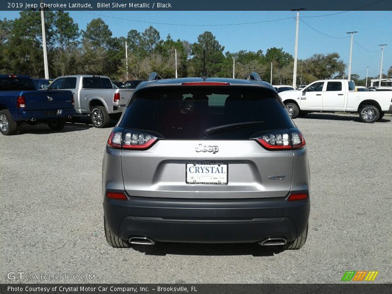 Billet Silver Metallic / Black 2019 Jeep Cherokee Latitude
