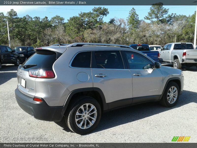 Billet Silver Metallic / Black 2019 Jeep Cherokee Latitude