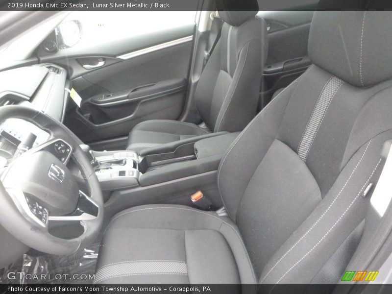 Front Seat of 2019 Civic EX Sedan