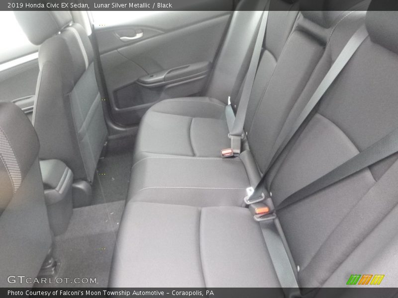 Rear Seat of 2019 Civic EX Sedan