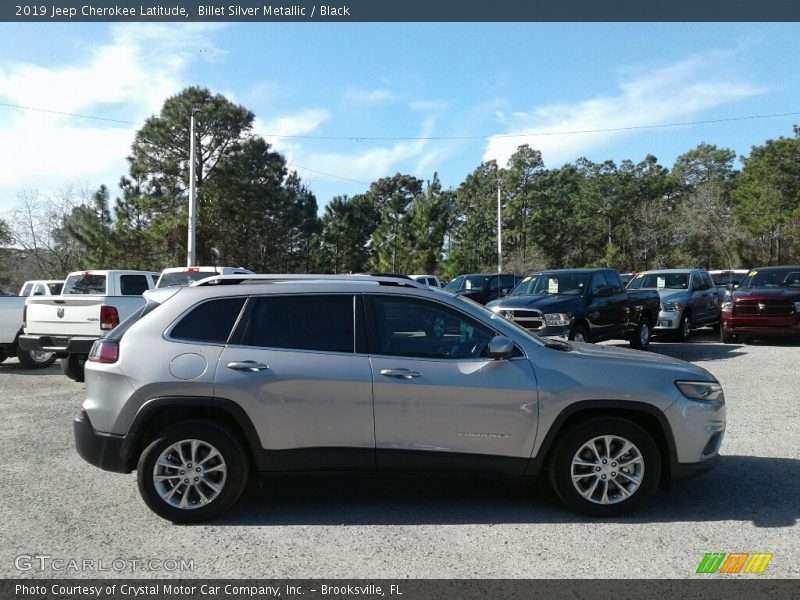 Billet Silver Metallic / Black 2019 Jeep Cherokee Latitude