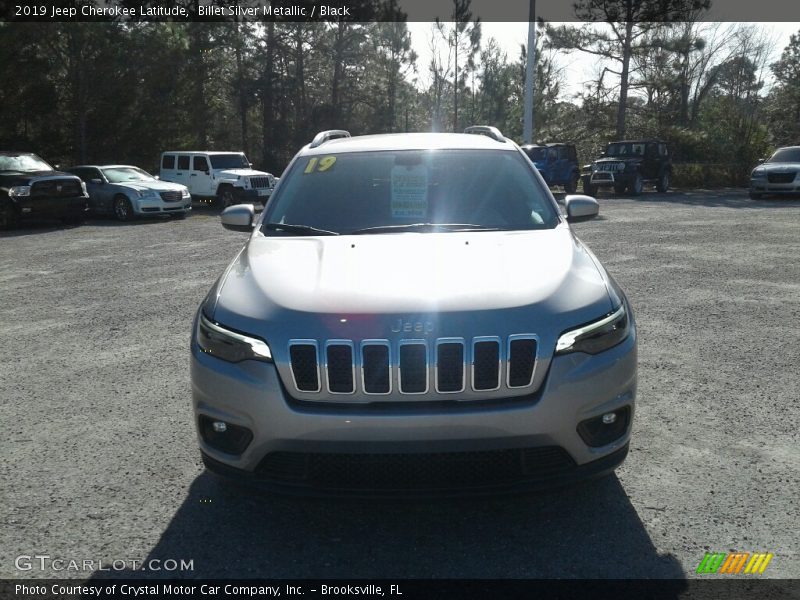 Billet Silver Metallic / Black 2019 Jeep Cherokee Latitude