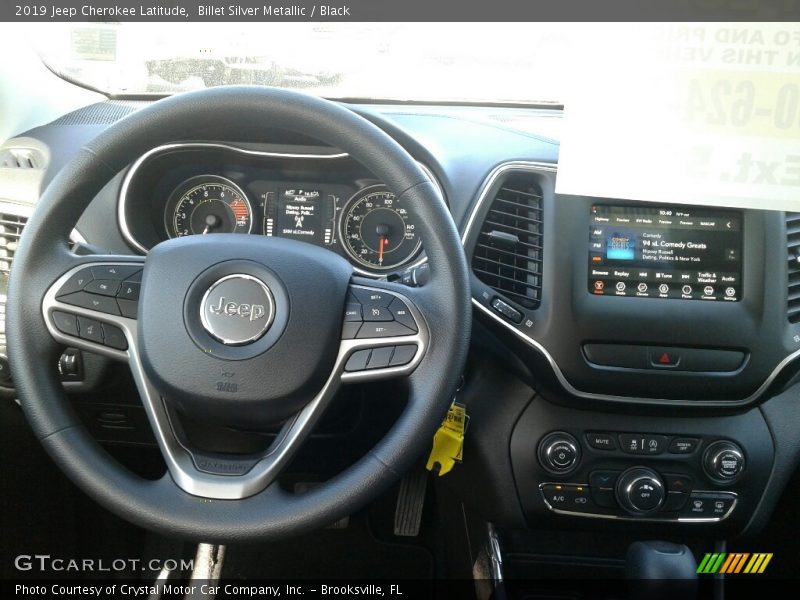 Billet Silver Metallic / Black 2019 Jeep Cherokee Latitude