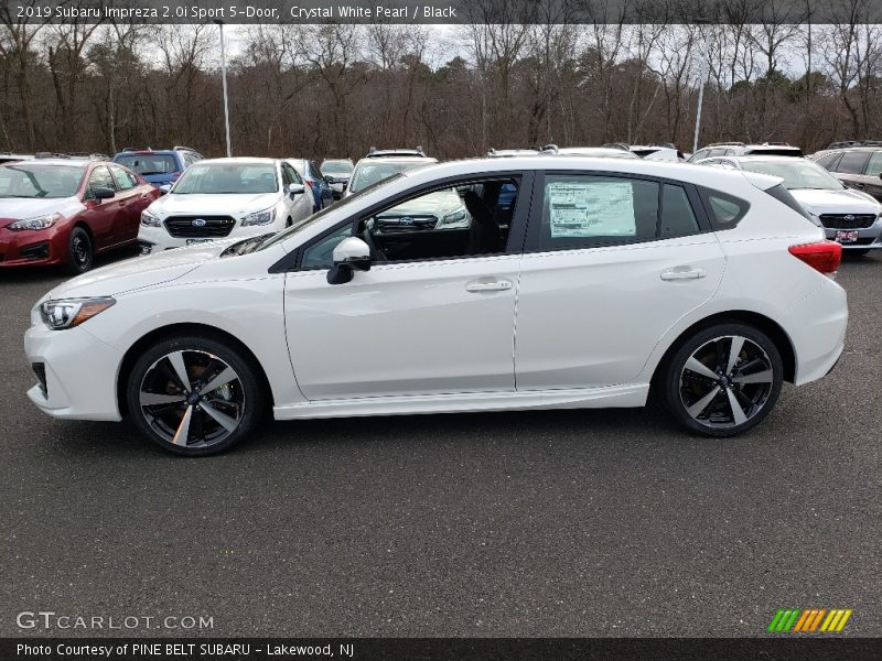 Crystal White Pearl / Black 2019 Subaru Impreza 2.0i Sport 5-Door