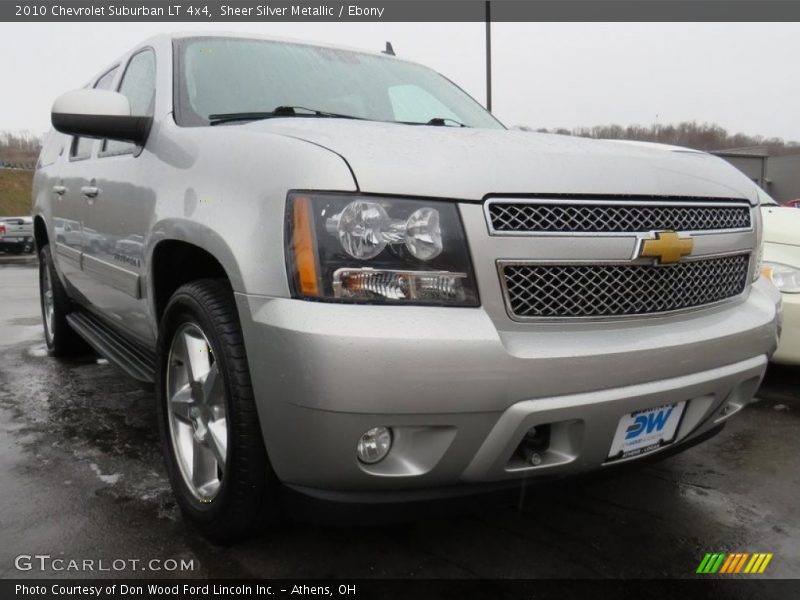 Sheer Silver Metallic / Ebony 2010 Chevrolet Suburban LT 4x4