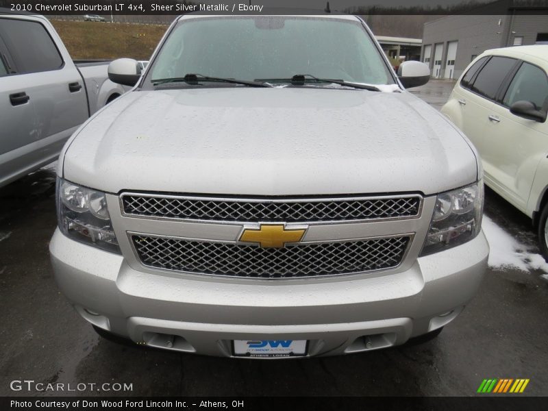 Sheer Silver Metallic / Ebony 2010 Chevrolet Suburban LT 4x4