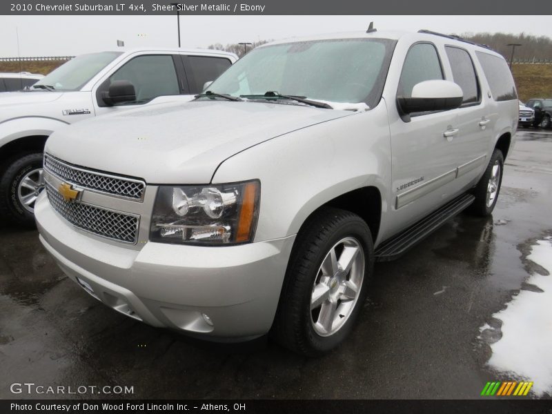 Sheer Silver Metallic / Ebony 2010 Chevrolet Suburban LT 4x4