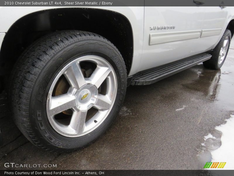 Sheer Silver Metallic / Ebony 2010 Chevrolet Suburban LT 4x4
