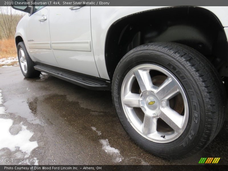 Sheer Silver Metallic / Ebony 2010 Chevrolet Suburban LT 4x4