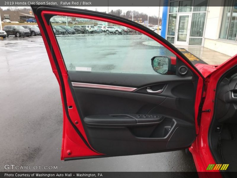 Rallye Red / Black 2019 Honda Civic Sport Sedan