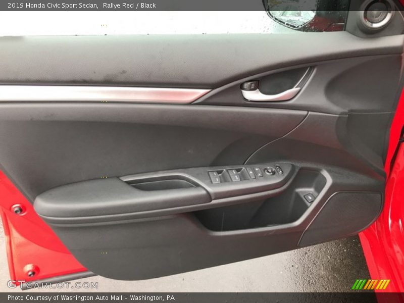 Rallye Red / Black 2019 Honda Civic Sport Sedan