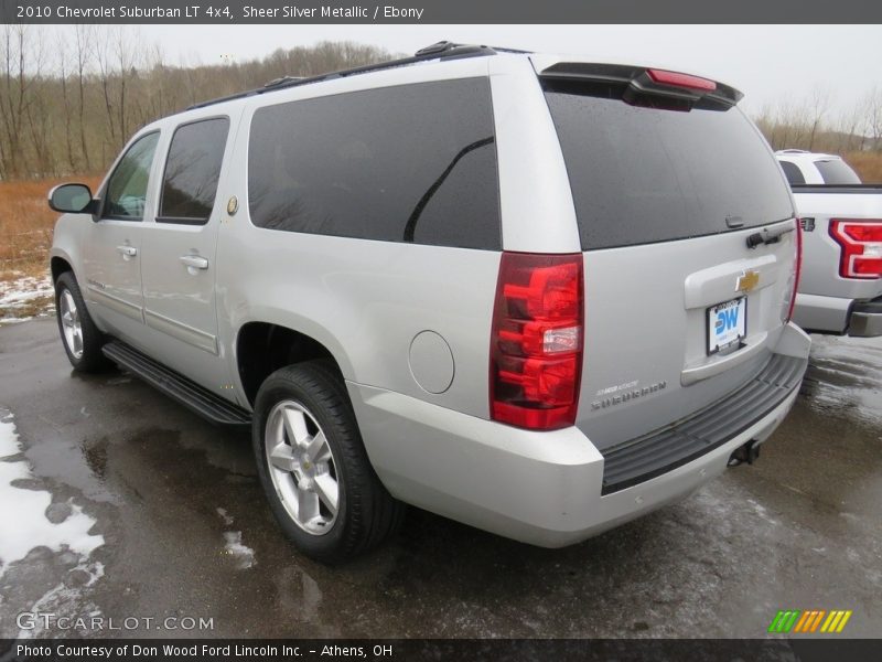 Sheer Silver Metallic / Ebony 2010 Chevrolet Suburban LT 4x4