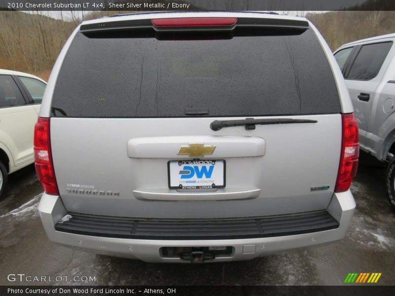 Sheer Silver Metallic / Ebony 2010 Chevrolet Suburban LT 4x4